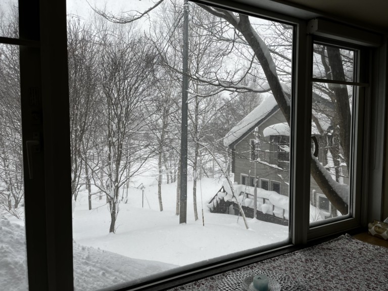 第一回スキー場への出張ストレッチ